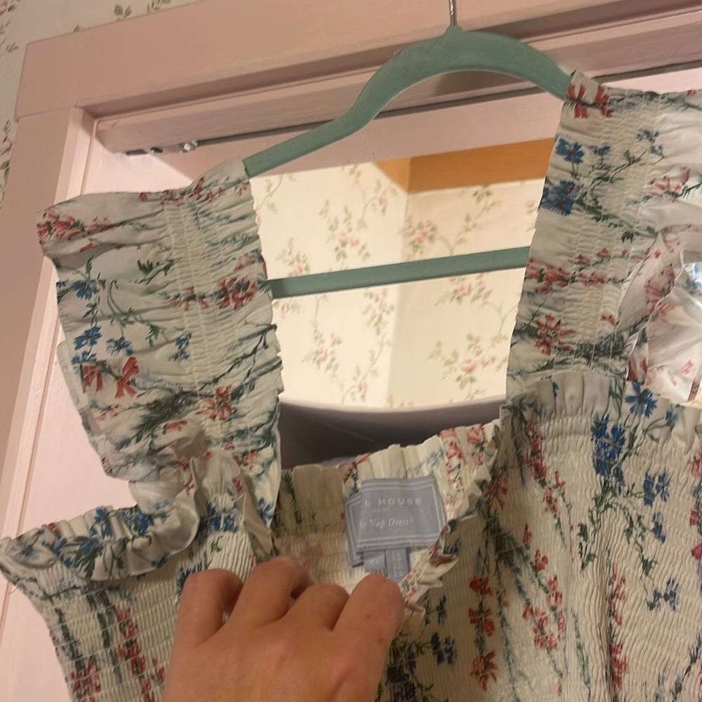 Hill House mini nap dress in spring chintz print size xl - Picture 3 of 5